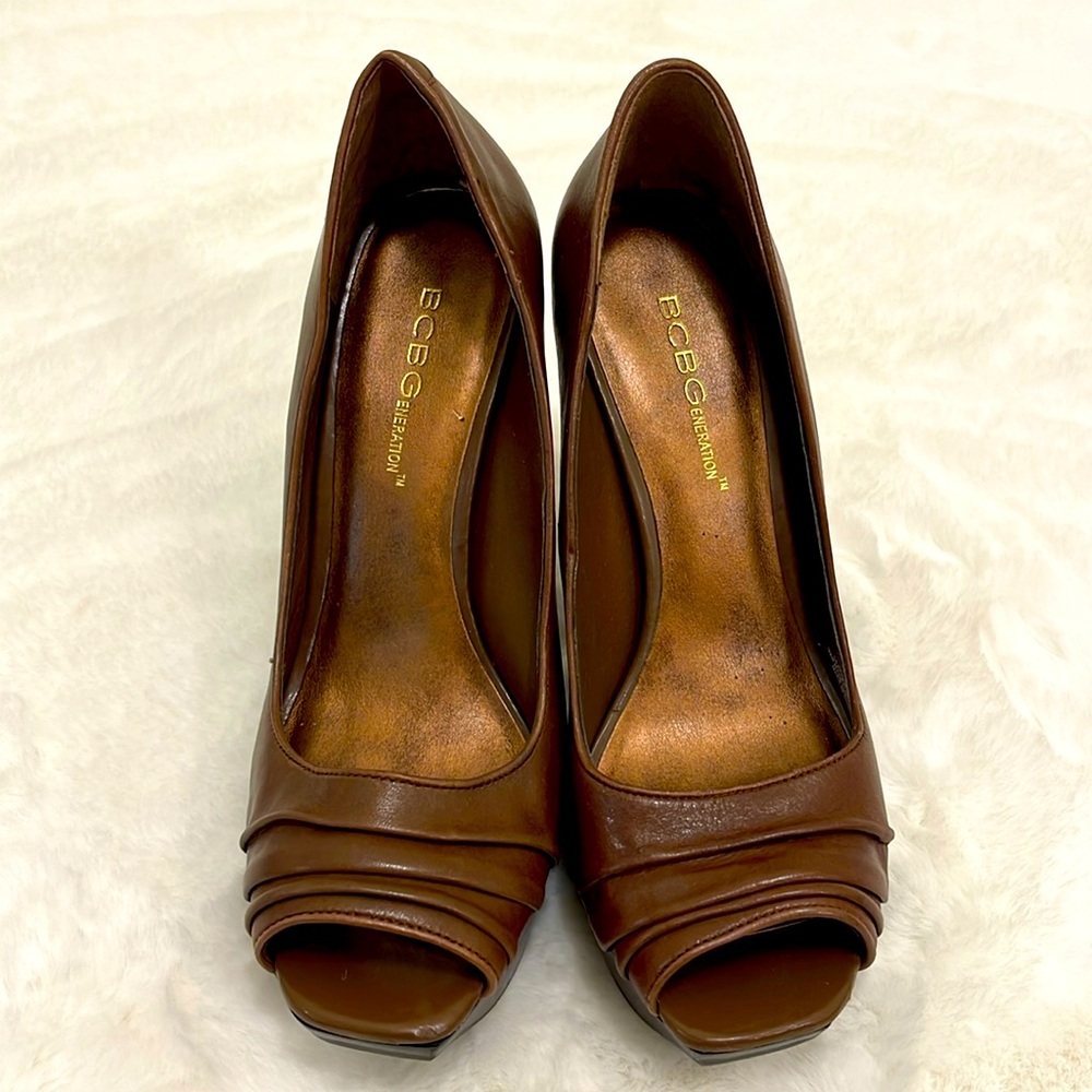 BCBGeneration Peep Toe Pumps